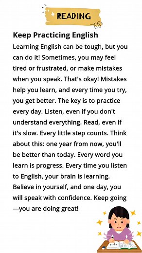 8.5K views · 319 reactions | English Reading Practice | Learning English Tips | Improve your English | English Tips  #learnenglish #English #reading #englishtips #reading #learningenglish | English Zone | Facebook