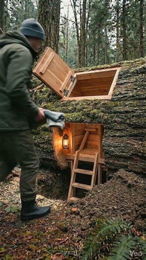 Secret Underground Bunker Under a Tree 🌳 | Survival Project