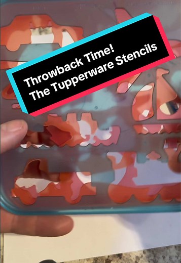 Tupperware Stencils: A Nostalgic 80s and 90s Throwback