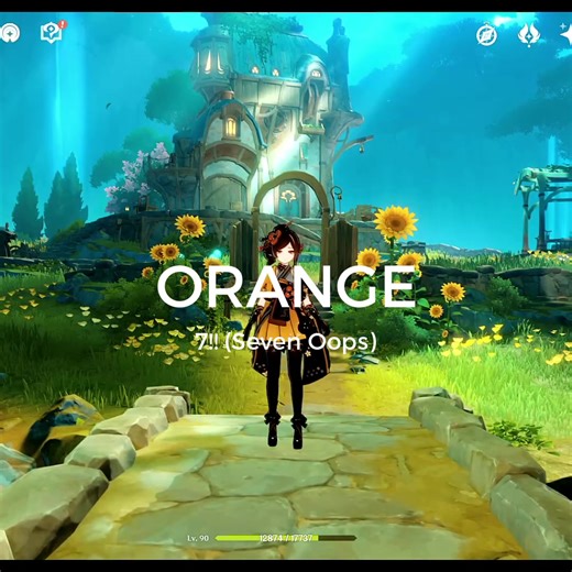 Orange (Genshin Lyre Ver.) - Mesmerizing Melodies and Game Fun