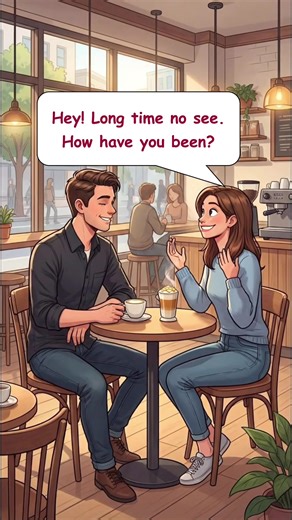 Catching Up at a Coffee Shop ☕ | Easy English Conversation for Beginners #LearnEnglish #EnglishConversation #EnglishSpeakingPractice #RestaurantEnglish #FunnyEnglish #DailyEnglish #EnglishForBeginners #usa #englishtalkpodcast02 #unitedstates #fyp #news