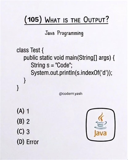 What is the output? #shorts #java #coding #programming #developer #backenddeveloper