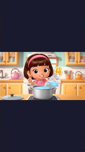 Learning to Measure! Counting Cups! 📏🍝 | Math for Kids #shorts