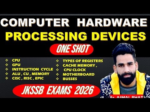 HARDWARE //CPU ONE SHOT //FAA//JKP// SSC// ONE SHOT //JKSSB//AJMAL SIR //#jkssb #jkssbexam #jkp