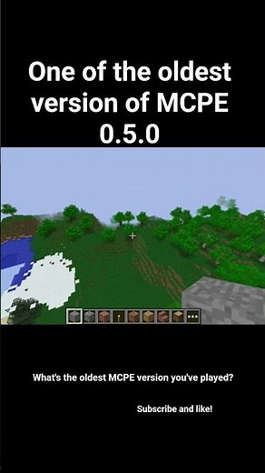 MCPE alpha 0.5.0 nostalgia #minecraft #nostalgia #gaming