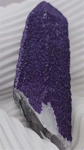 Purple Druzy on Quartz Matrix from Inner Mongolia #crystalsforsaleusa #crystalenthusiast #newfinds