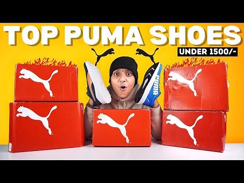TOP PUMA SHOES UNDER 1500/- 🔥 Best Budget Puma shoes and Sneakers on Amazon 👟