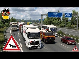 ETS2 Everyday Life on the Highway I Traffic Jams and Heavy Traffic [3175] EURO TRUCK SIMULATOR 2