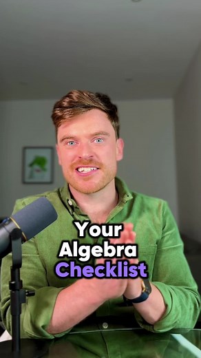 Algebra Checklist for Second and Third Year Students