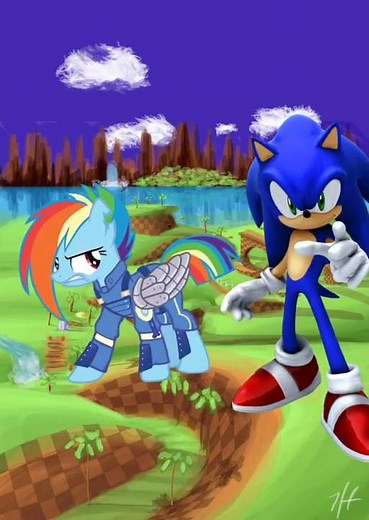 Sonic Vs. Rainbow Dash | Whose Stronger
