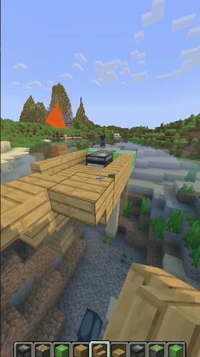 How To Make Motor Boat In Minecraft 😱|| #minecraft #shorts