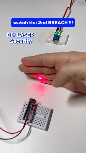 arduiNote on Instagram: "Building a Simple Laser Security System with One Light Dependent Resistor, One Laserpointer and a Arduino Development Board #arduino #electronics #electrician #engineering #laser #security"