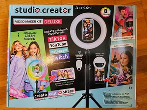 Studio Creator Video Maker Kit LED ring, green screen Lesen! | Kaufen auf Ricardo