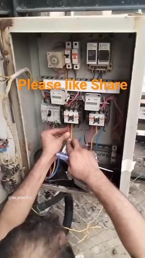 How to install Electronic Over Current Relay in Electrical Panel #electrician #viralvideo #wiring #relay #panels #reelitfeelit | Muzammaljamshaid