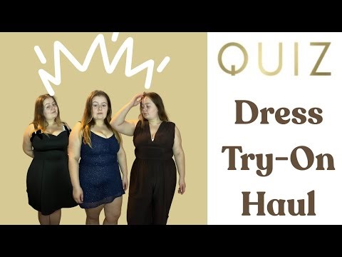 QUIZ DRESS TRY ON HAUL | MIDSIZE CLOTHING HAUL