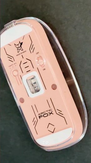 Clear View Transparent Wireless and Bluetooth Rechargeable Mouse