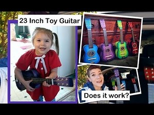23 Inch Guitar!! Fun Factory Toy Guitar Review: Does it work as a Real Kid Guitar? NOPE