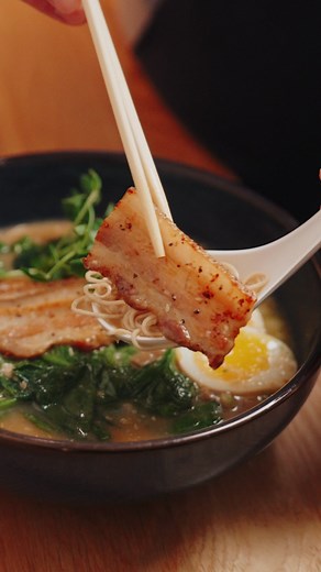 Consider this your fall staple—our Pork Belly Ramen is back on the menu ✨🍜 Rich miso broth, slow-cooked pork belly, marinated shiitake mushrooms, ramen noodles, chili-garlic, sesame oil, and a soft-boiled egg. #MeetMeAtMoxies and savour the season, one spoonful at a time 🍂💖 | Moxies