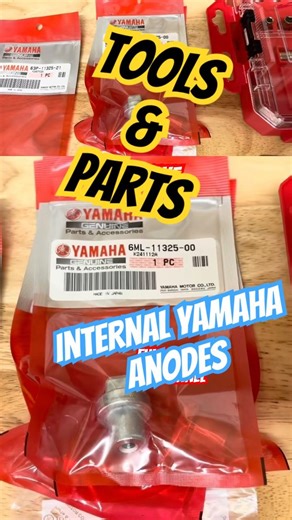 Everything you need to change the Yamaha outboard internal zinc anodes #yamahaoutboard