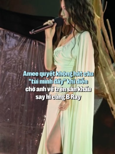 Amee chờ anh về — đề cập câu hát “túi mình đầy”