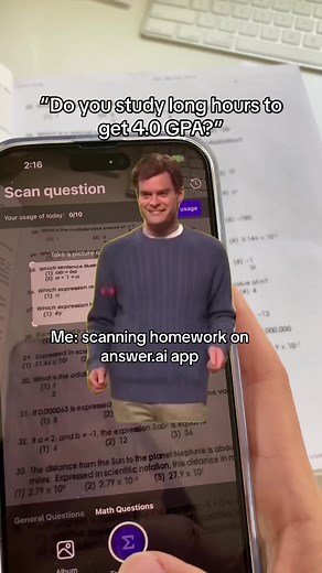 Answer ai app scans and solves your homework from any subjects. Download link in my bio #answerai #studytok #studytips #summerschool #chatgpt #photomath