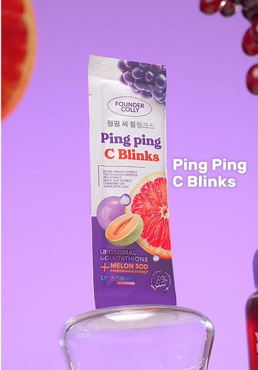 Glutathione Powder for Radiant Skin: Ping Ping C Blinks