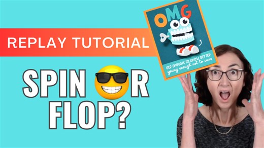 Will It Spin or Flop? Fun Interactive Masculine Cards with Chattering Teeth (  Live Video) -
