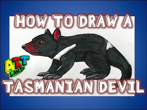 How to Draw a TASMANIAN DEVIL!!!
