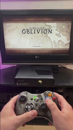 Oblivion on Xbox 360 in 2025…