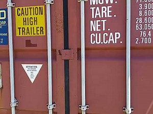 Shipping container doors, latches and lock types