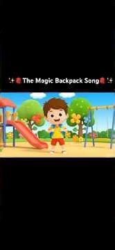 The Magic Backpack Song🎒✨| WZMagicSprouts Nursery Rhymes and Kids Songs|