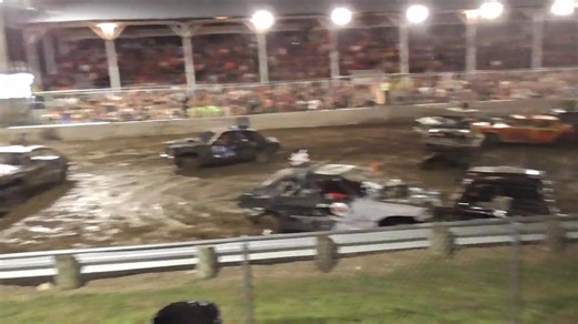 HARD HITS! Wright County Fair 2025- FULL SIZE WELD, (Fri show). | Demolition Derby MN