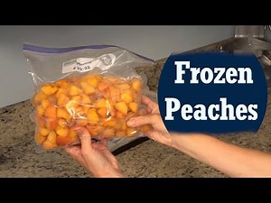 How to Preserve Peaches: Freezing