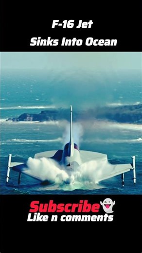 F-16 Jet Sinks Into Ocean — Shocking Crash Footage Revealed | Mr Ai