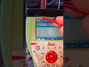 LEICA GPS GS15 WORKING WITH LINES