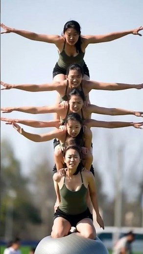 Girls pyramid