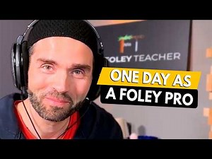 A Day in the Life of a Professional Foley Artist (Foley Sound Design for Film)