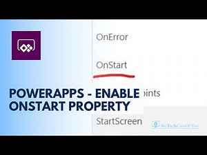 PowerApps - Enable OnStart Property
