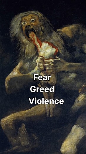 he ate his own son!(most disturbing painting) #horrorstories #terrifyingtales#scarystories #art