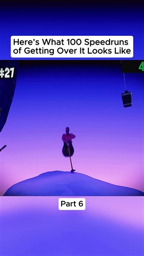 Here’s What 100 Speedruns of Getting Over It Looks Like (6)