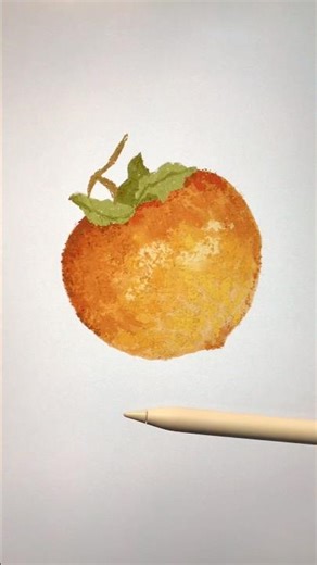 Realistic oil pastel textures in Procreate #procreatetutorial #digitalart #procreateart #procreate