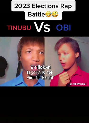 Imagine your favorite candidates as rappers😂😂 #rap battle #rap #tinubu #atiku #peterobi #apc #pdp #labourparty #atikulated #obidient #batified #therapprof #brutalbarz #funny #fyp #comedy