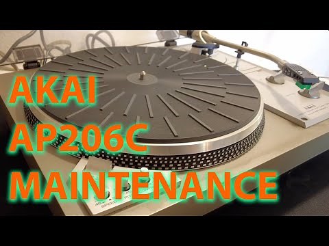 Akai AP-206C, maintenance and cleaning