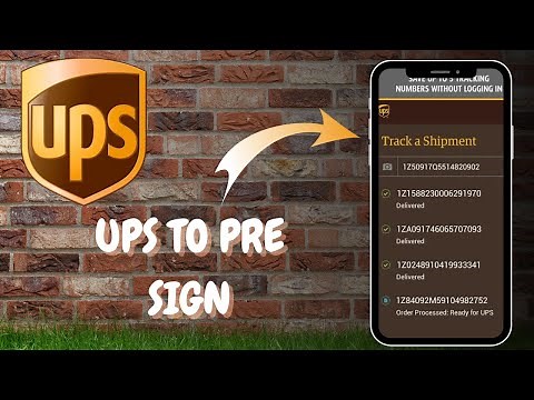How to Pre-Sign for a UPS Delivery Step by Step - Here's How You Can Do It // 2025 Edition