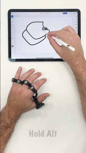 The best way to trigger keyboard shortcuts in Adobe Illustrator on an iPad