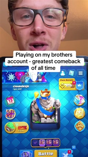 Greatest Comeback in Clash Royale Gameplay