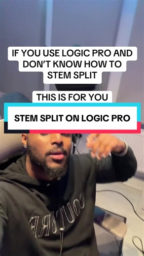 Part 16 | If you use Logic Pro this is how you stem split a track! #engineer #logicproxtips #logicprox #producertok #fyp