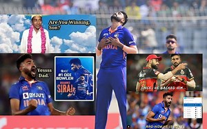 "Miyan's meteoric rise" - Top 10 Mohammed Siraj memes after he becomes No. 1-ranked bowler in ICC ODI rankings