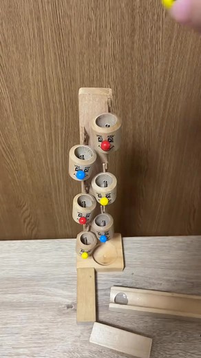 Marble chain reaction on a table #marblerun #asmr #rubegoldbergmachine #dominos #ピタゴラスイッチ | Trickshort & Marble Run