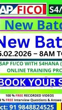 SAP FICO in Telugu // SAP FICO S4HANA Training in Telugu / SAP FICO Course in Telugu